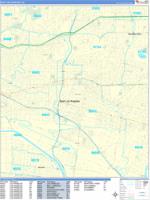 East Los Angeles Wall Map